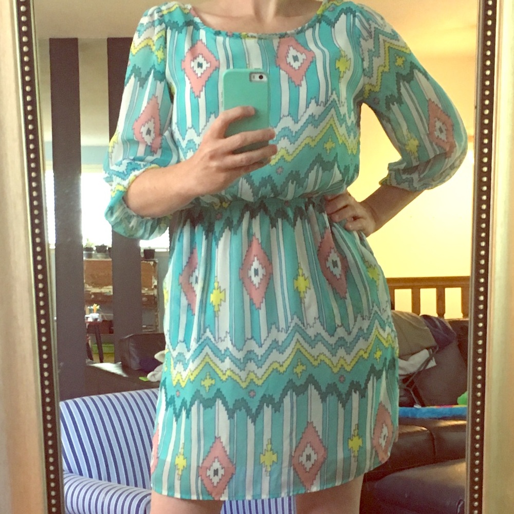 CLOSET CLOSING! Peaches & Cream dress M w/ POCKETS